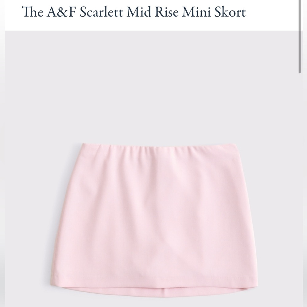 A&F Pink Mini Skort